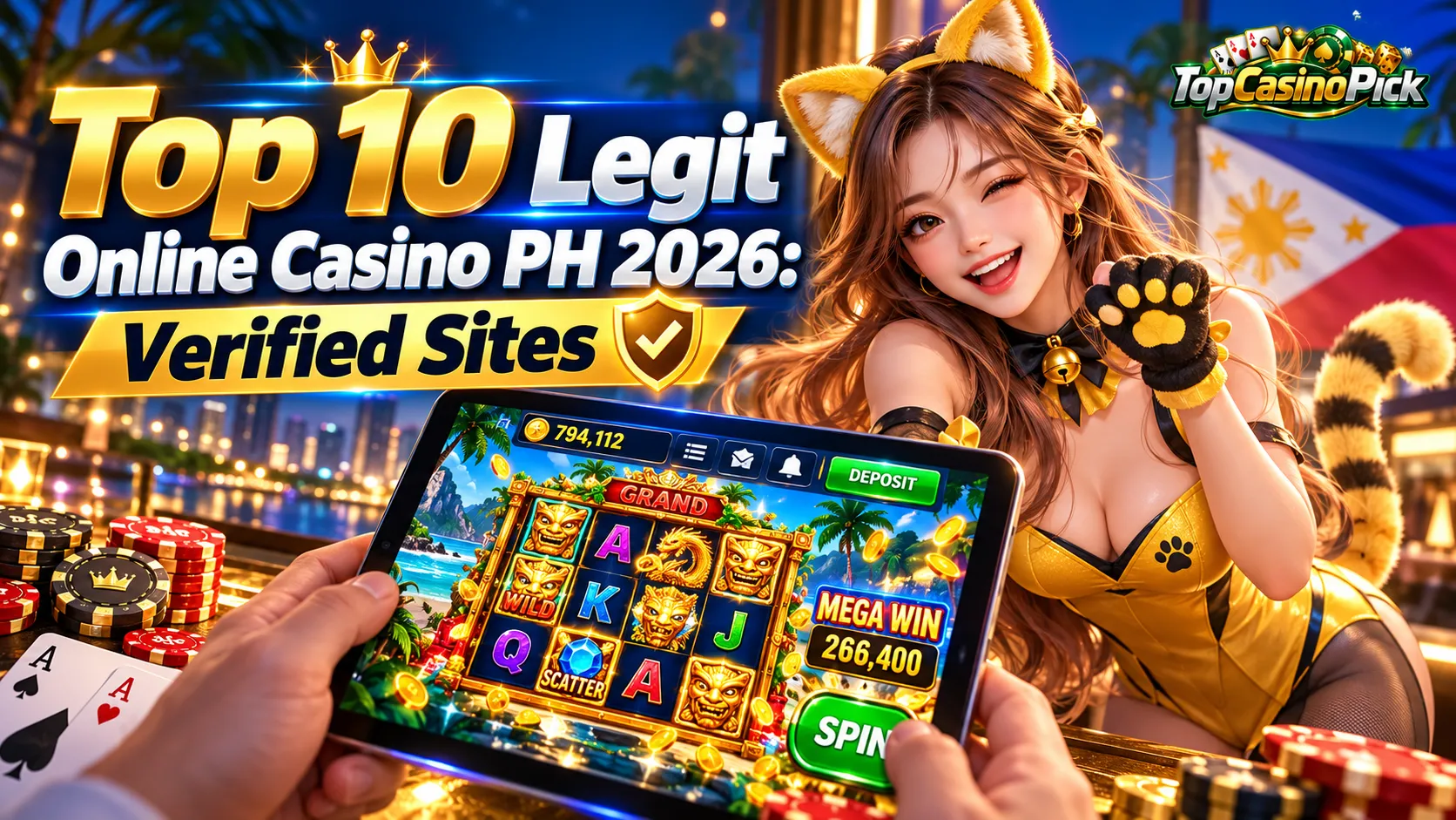 Top 10 legit online casino platforms with GCash payout in the Philippines